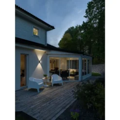 Konstsmide 7992-370 Cremona Tummanharmaa Seinävalaisin -Konstsmide Kauppa 7318307992373 3