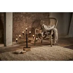 Star Milano Mattamusta Kynttelikkö -Konstsmide Kauppa 7391482031839 4