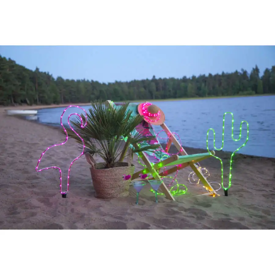 Star Silhouette Flamingo Led Koristevalo Ulkokäyttöön 5 Star Silhouette Flamingo Led Koristevalo Ulkokäyttöön - Image 3