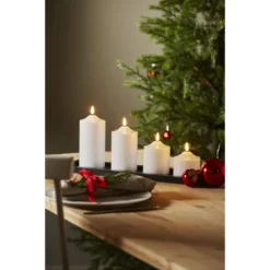 Star Flamme Valkoinen Led Kynttilä -Konstsmide Kauppa 7391482041173 3