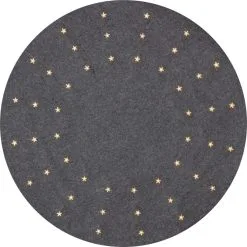 Konstsmide Kauppa 30 Star Granne 80cm Harmaa Kuusenalusmatto Led Valoilla