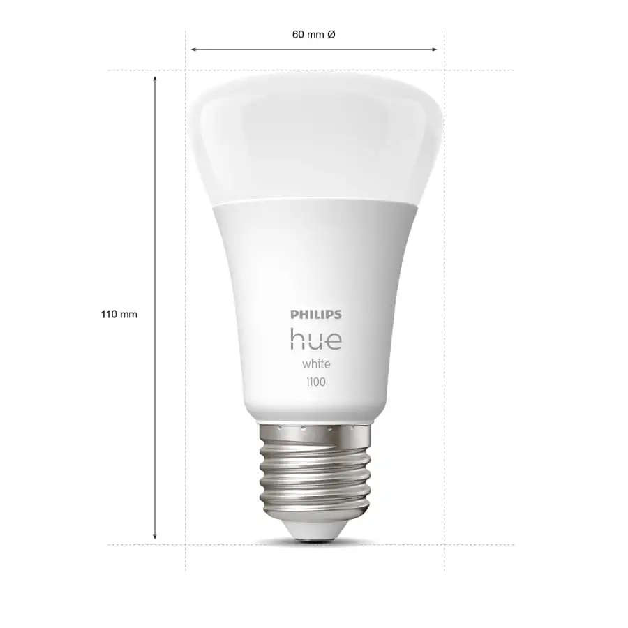 Philips Hue White E27 1055lm 9.5W 2kpl Led-älylamppu 7 Philips Hue White E27 1055lm 9.5W 2kpl Led-älylamppu - Image 5