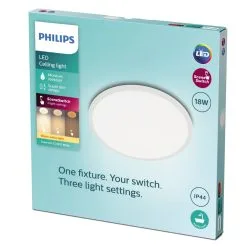 Philips Superslim 18W 2700K IP44 Plafondi 8 Philips Superslim 18W 2700K IP44 Plafondi -Konstsmide Kauppa 8719514327269 2