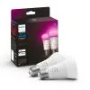Philips Hue White And Color Ambiance E27 806lm 6.5W 2kpl Led-älylamppu -Konstsmide Kauppa 8719514328365 1