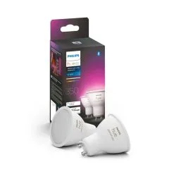Philips Hue White And Color Ambiance GU10 350lm 4.3W 2kpl Led-älylamppu