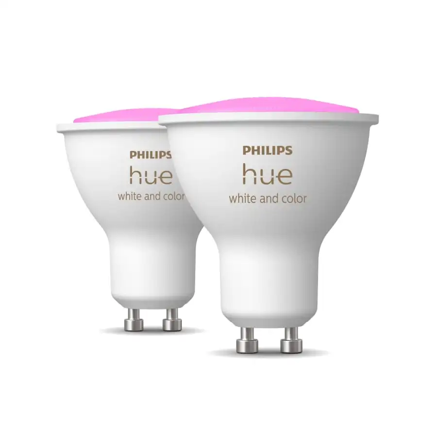 Philips Hue White And Color Ambiance GU10 350lm 4.3W 2kpl Led-älylamppu 4 Philips Hue White And Color Ambiance GU10 350lm 4.3W 2kpl Led-älylamppu - Image 2