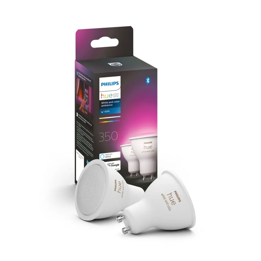 Philips Hue White And Color Ambiance GU10 350lm 4.3W 2kpl Led-älylamppu 6 Philips Hue White And Color Ambiance GU10 350lm 4.3W 2kpl Led-älylamppu - Image 4