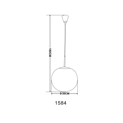 Globo Balla Riippuvalaisin -Konstsmide Kauppa 9007371150809 3