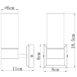 Globo Space Seinävalaisin -Konstsmide Kauppa 9007371157228 3