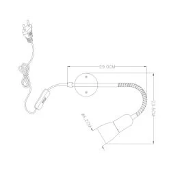 Globo Cathy Seinävalaisin 5 Globo Cathy Seinävalaisin -Konstsmide Kauppa 9007371157310 2