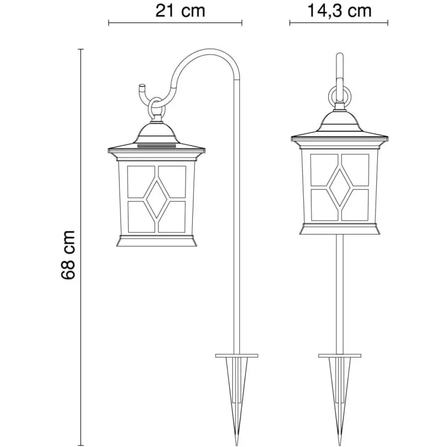 Globo Solar Lyhtyvalaisin 4 Globo Solar Lyhtyvalaisin - Image 2
