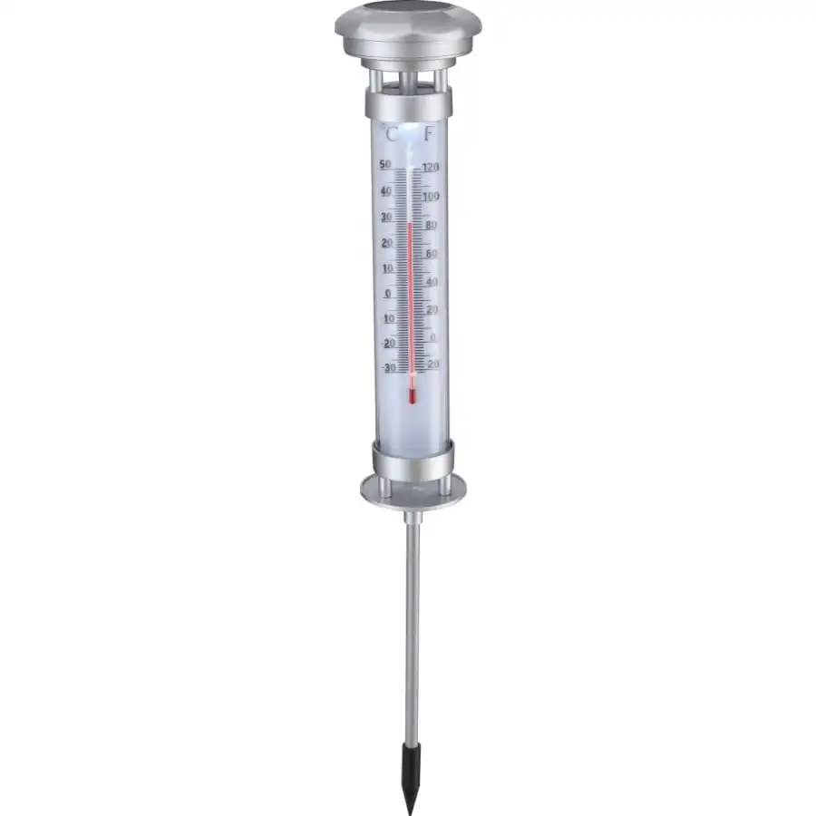 Globo LED Lämpömittari Solarvalaisin 3 Globo LED Lämpömittari Solarvalaisin