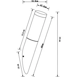 Globo Boston LED Ulkoseinävalaisin 7 Globo Boston LED Ulkoseinävalaisin -Konstsmide Kauppa 9007371288328 3