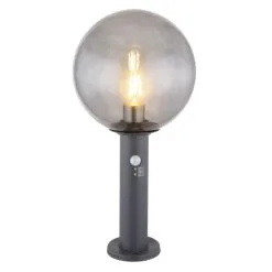 Globo Hedwig 50 Ulkopylväsvalaisin Sensorilla