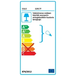 Eglo Townshend Seinävalaisin -Konstsmide Kauppa 9008606186839 5